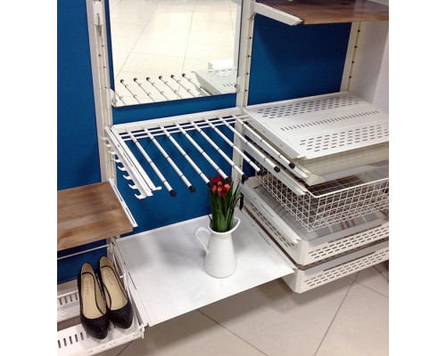 Корзина перфорированная выдвижная 600х510x145